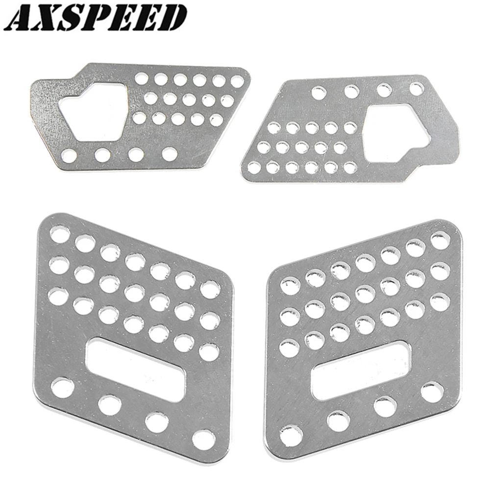 AXSPEED Aluminium Shock Absorber Mount Front Rear Shock Damper Stand for 1/10 RC Crawler Car Axial Wraith 90018