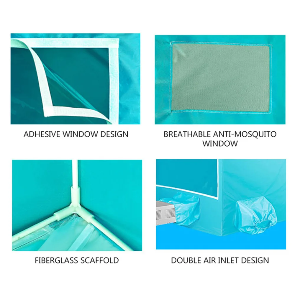 침대 소형 모바일 에어컨, 모기장 마이크로 에어컨, 냉동