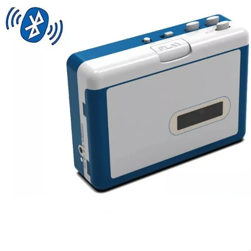 ezcap215 Portable Personal Walkman Bluetooth Cassette Player, Transmit Retro Tape Music To Bluetooth Earphone or Speaker