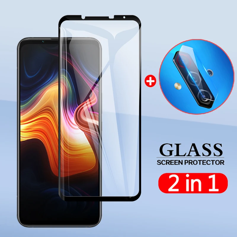 2 In 1 Back Camera Lens Film & Screen Protector Protective Tempered Glass For ZTE nubia Play / Red Magic 5G Lite 6.65