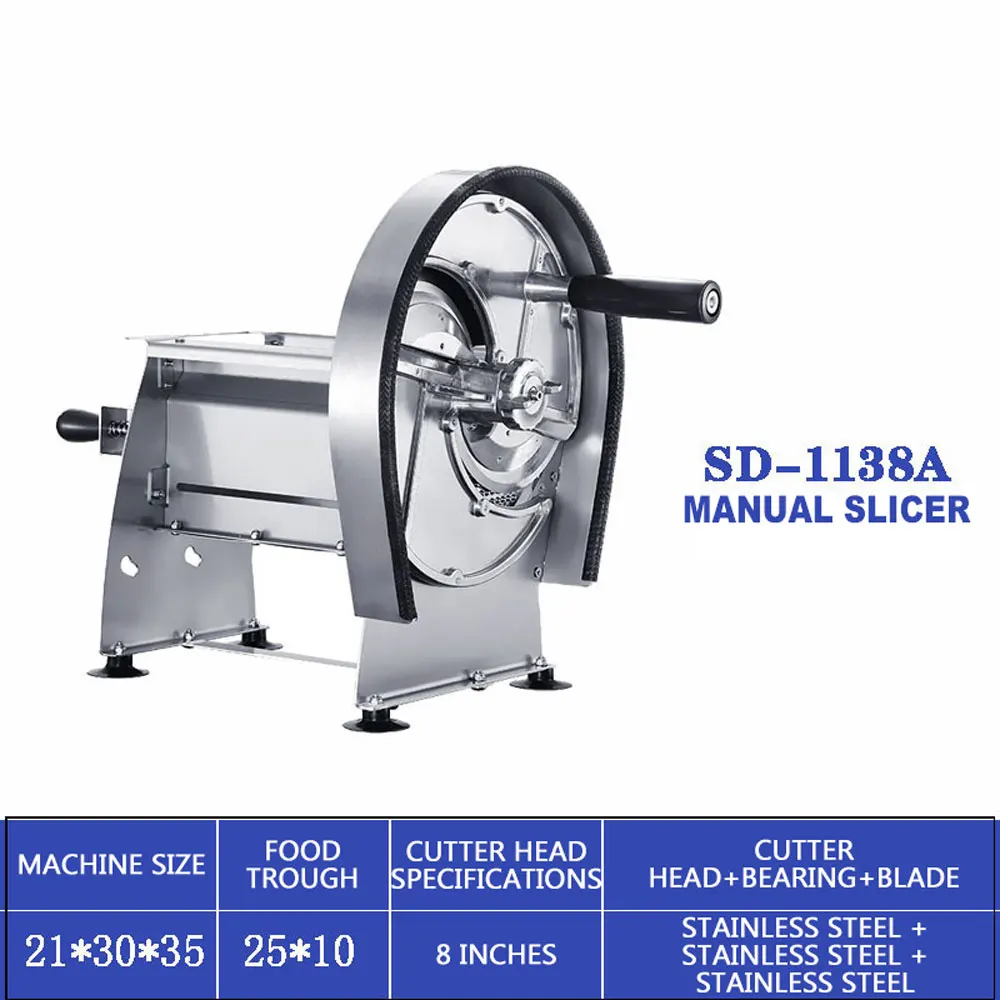 قطاعة الليمون من الفولاذ المقاوم للصدأ ، تقطيع الفواكة الكهربائية ، قطاعة البطاطس التجارية اليدوية لقطع الفاكهة