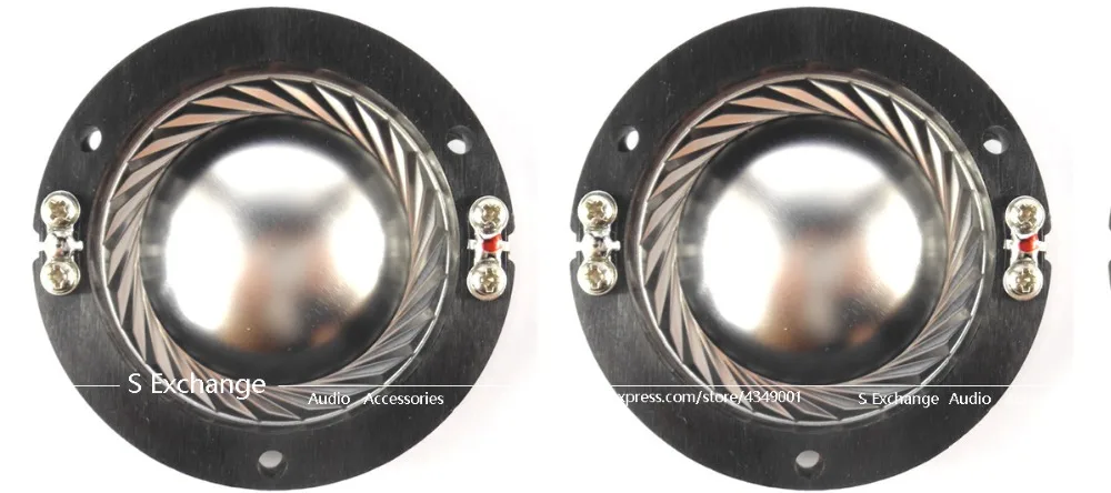 2pcs Aluminum Dome Diaphragm for Altec Lansing Speaker ALTEC 604-8G, 604-8H, 604-8K 806, 807, 808  26420xx 8Ohm or 16 Ohm