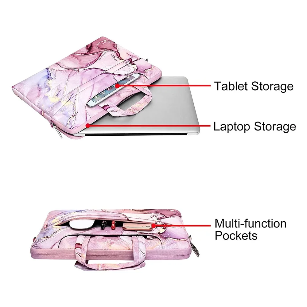 Laptop Bag Sleeve Case Shoulder HandBag 13.3 15 15.6 16 17.3 inch For MacBook Air Pro HP Huawei Asus Dell Computer Notebook Bag