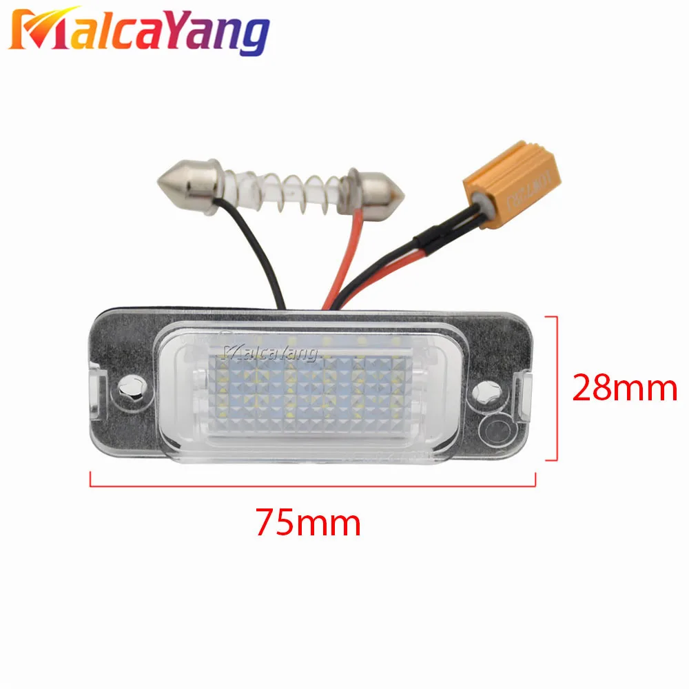 Hight Quality For Mercedes Benz ML350 W251 R300 S400 GL450 No Error LED White License Plate Lights For R-Class W251 ML-Class