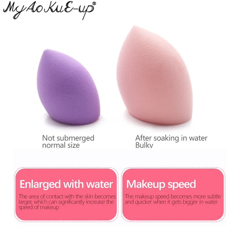 1 stücke Make-Up Werkzeug Wasser Tropfen Form Kosmetische Puff Make-Up Schwamm Blending Gesicht Flüssige Foundation Cream Make-Up Kosmetische Pulver puff