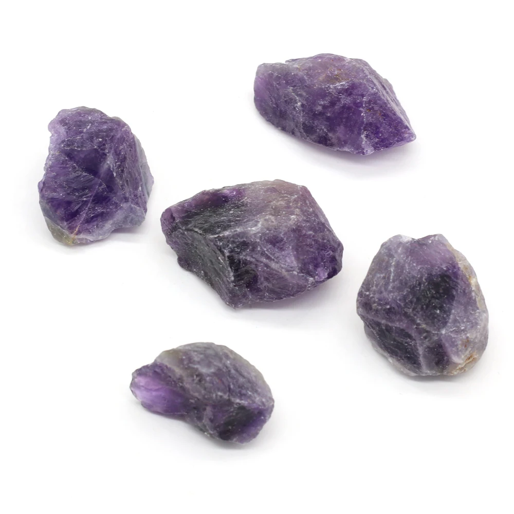 

Natural Irregular Amethyst Rough Stone Crushed Semi-precious Stone Exquisite Stone Decoration Gift Accessories