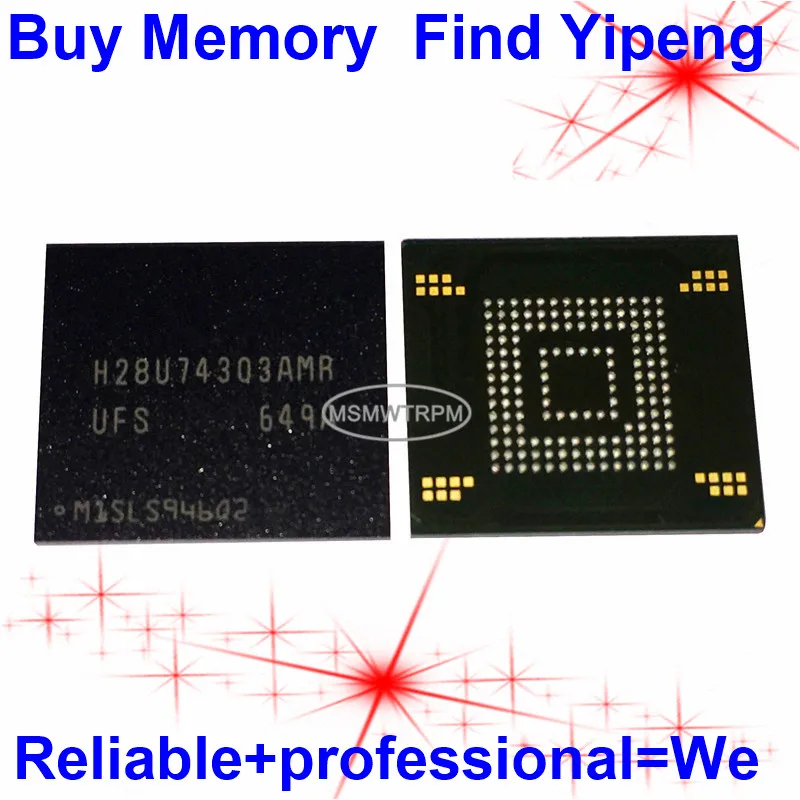 

H28U74303AMR 153FBGA UFS2.1 2.1 64GB Mobilephone Memory New original and Second-hand Soldered Balls Tested OK