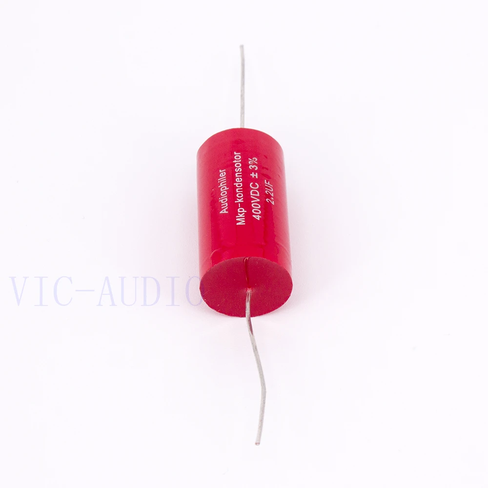 Audiophiler-Mkp 커패시터 2.2uf 400V DC 3% HIFI 발열 무전기 커패시터 오디오 커패시터 커플 링 주파수 분할, 2.2 미크로포맷