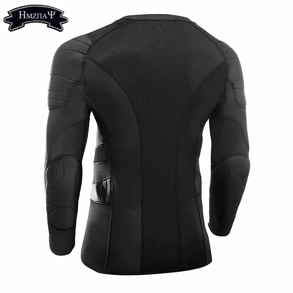 New Men\'s Padded Football Protective Gear Set Training Suit for Soccer Basketball Paintball Rib Protector