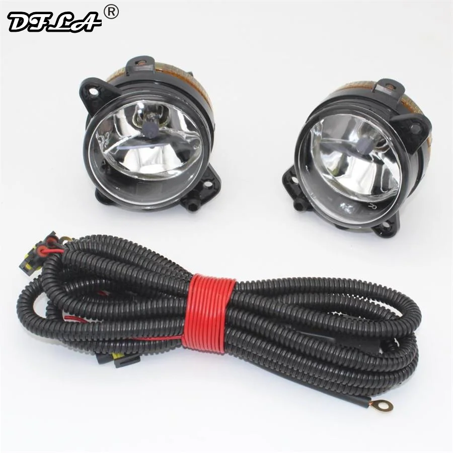 1 Set Car Light For Skoda Fabia 2 Mk2 2006 2007 2008 2009 2010 Car-Styling Front Halogen Fog Lamp Fog Light With Bulbs