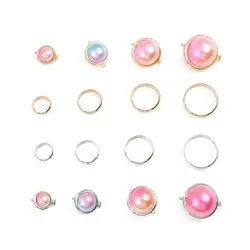 20pcs/lot 6/8/10/12mm Positioning Circle Jump Rings Double Hole Spacer Bead For Jewelry Making DIY Earring Bracelets Accessories