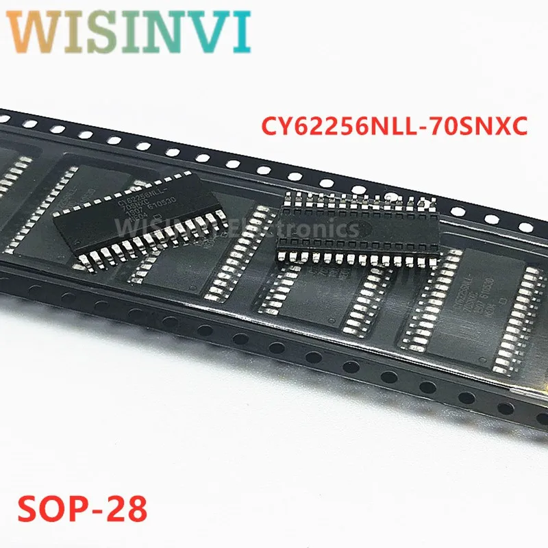 10-20 PCS CY62256NLL-70SNXC  CY62256NLL-70 CY62256NLL CY62256 SRAM 256KBIT 70NS SOP28