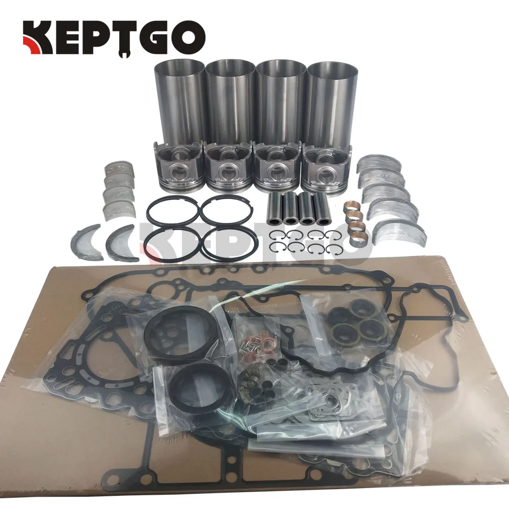 

For Kubota V3307 Engine Rebuild Kit For M6040 Tractor S630 S650 Bobcat Skid loader