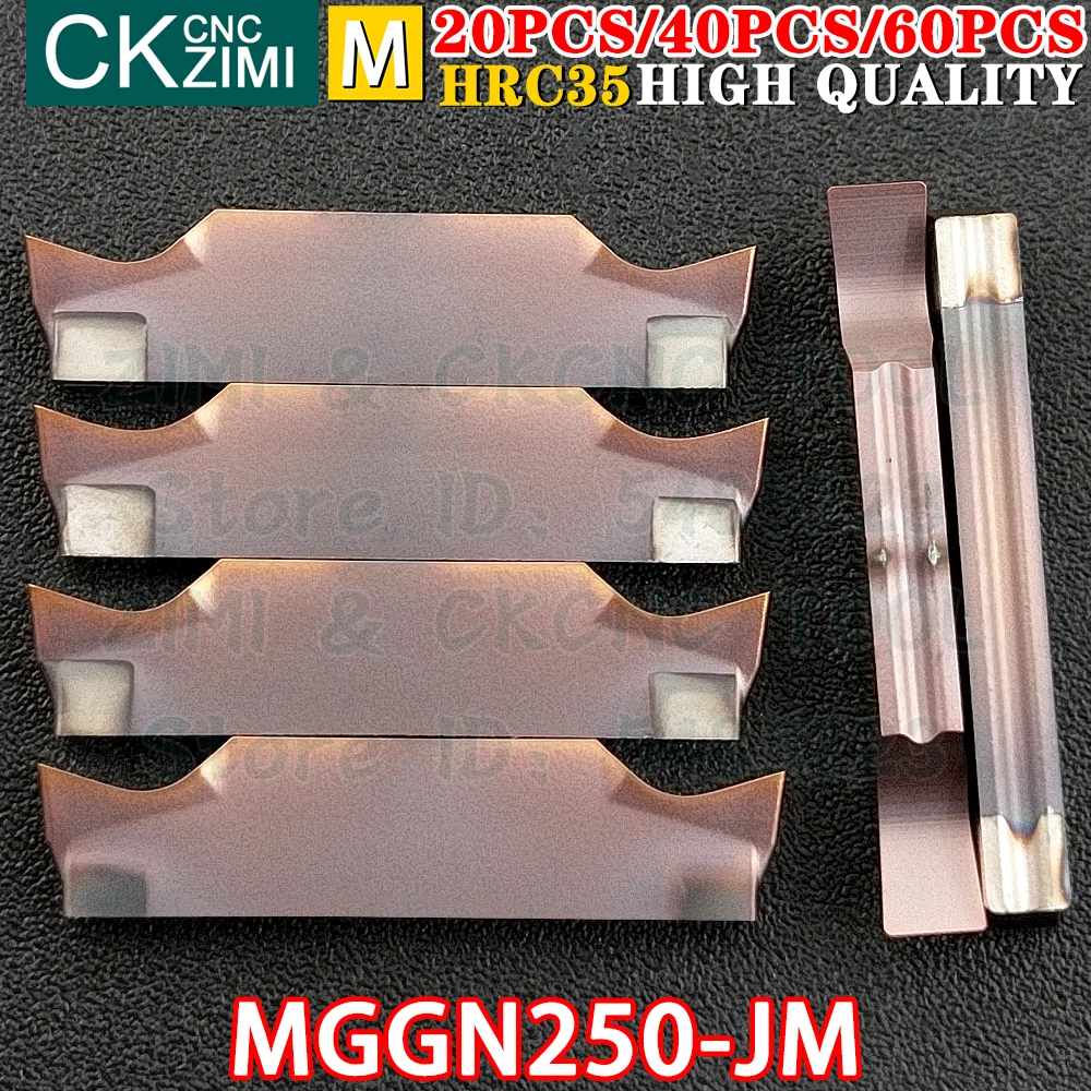 MGGN250-JM lf6018 mggn 250 jm lf6018 2.5mm carboneto inserção de corte sulco inserções ferramenta cnc torno de metal para aço inoxidável