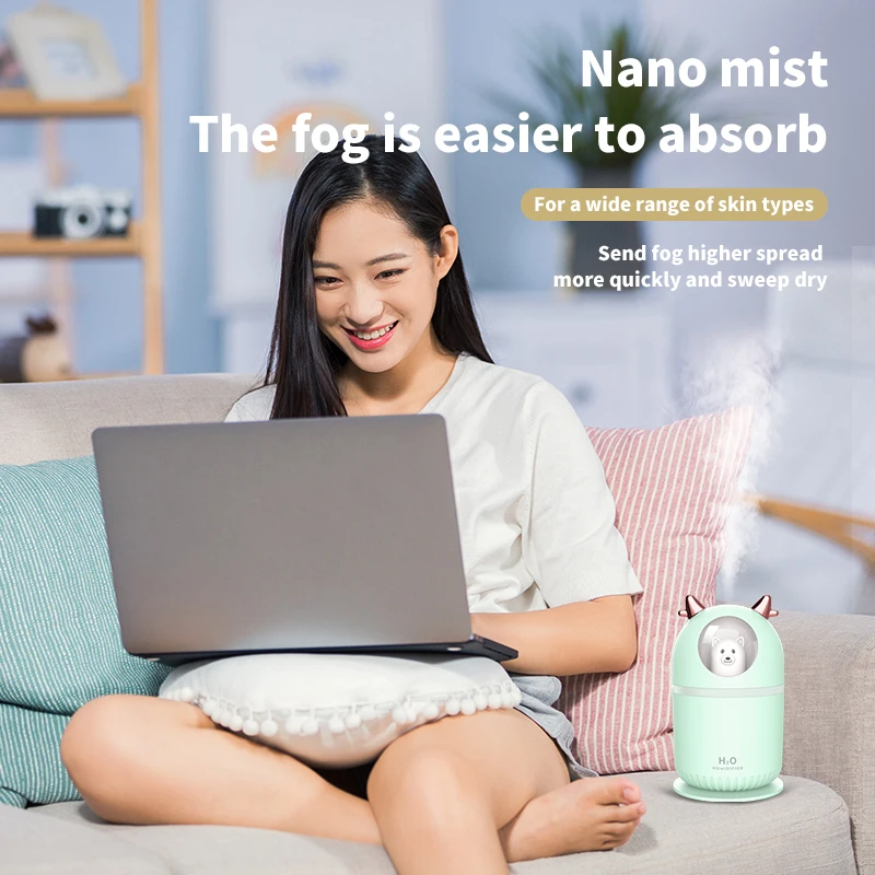 جديد الحيوانات الأليفة المرطب USB غرفة نوم صغيرة zhuomian هادئة الإبداعية رذاذ الروائح آلة الهواء الترطيب ترطيب مسمار