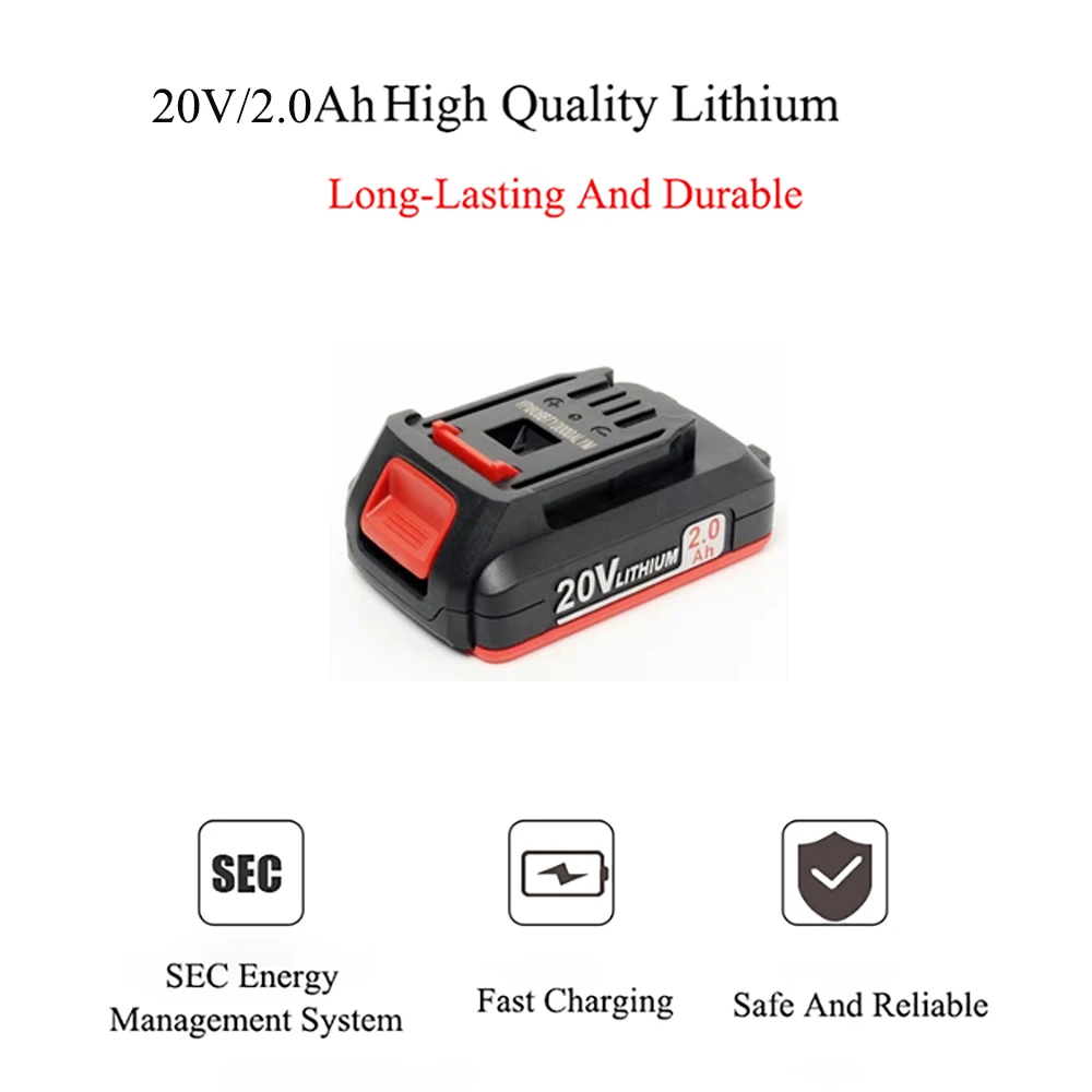 20V Li-ion Battery High Quality Cell A218201P for Scans SC1180 SC3180 SC2180 Impact Screwdriver Drill Origin Battery Free Return