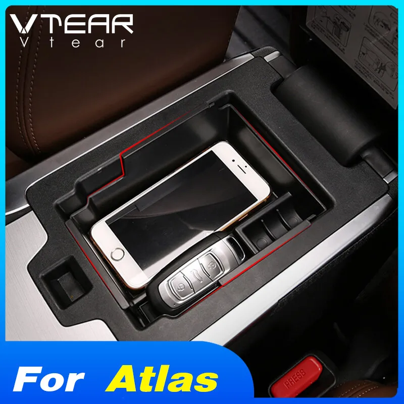 

Vtear For Geely Atlas Emgrand NL-3 Proton X70 car armrest storage box organizer stowing tidying center console accessories auto