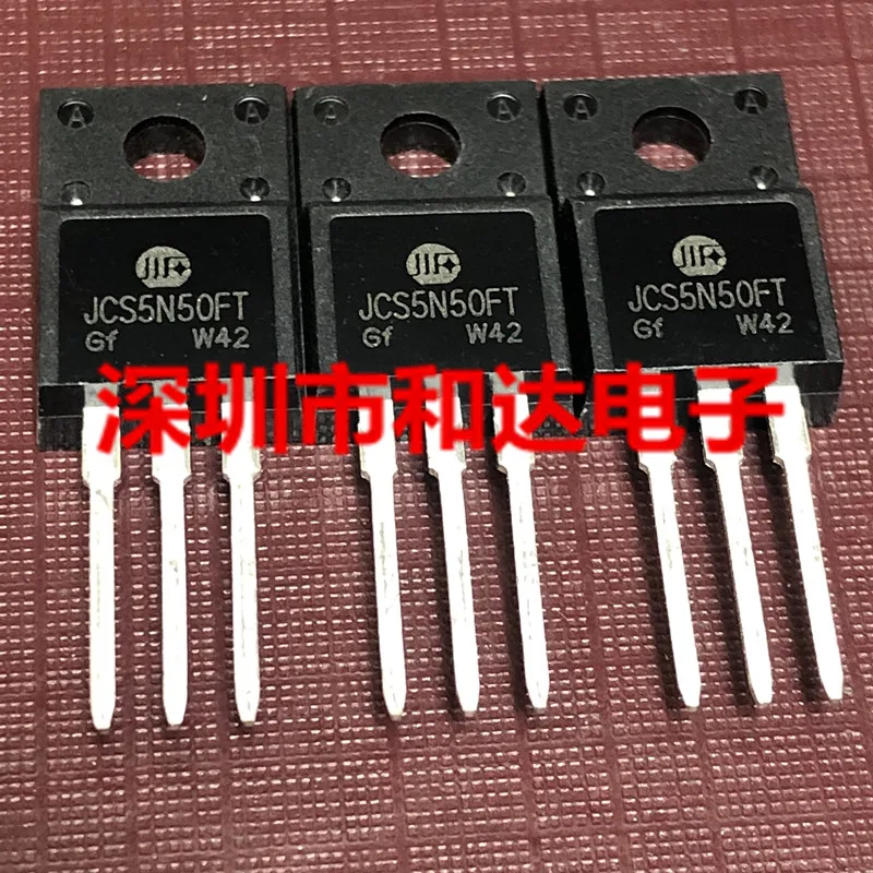 10pcs JCS5N50FT TO-220F 500V 5A