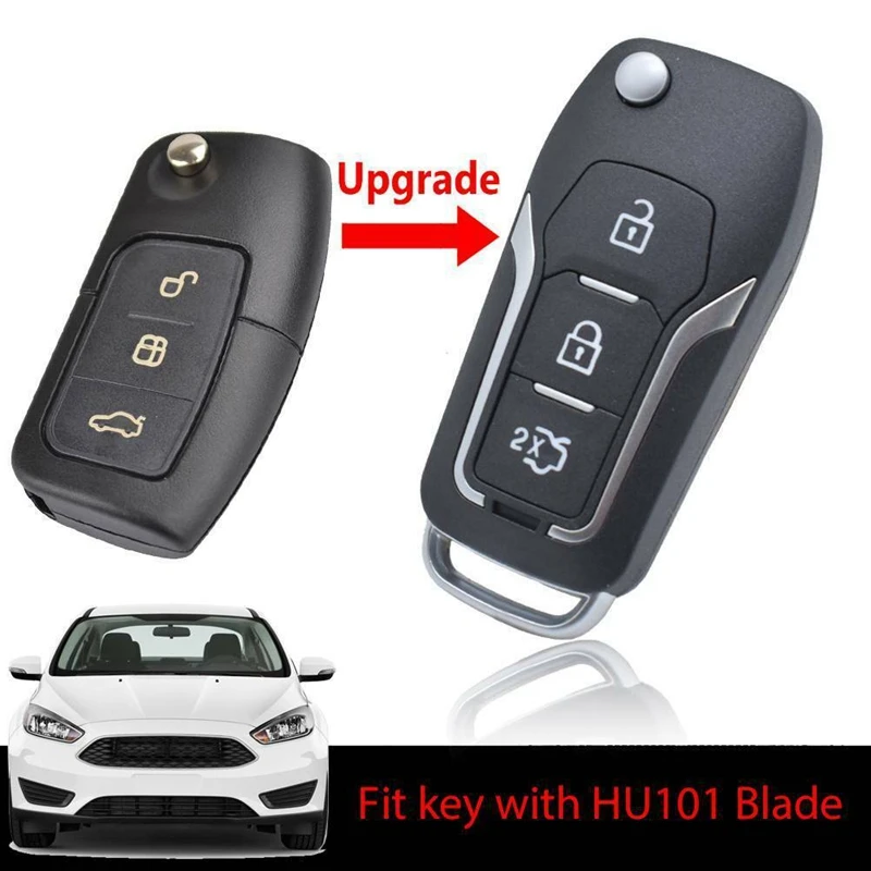 Car Remote Key Shell Remote Key Case Cover for Ford Focus Fiesta Mondeo S-Max C-Max