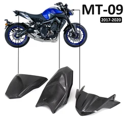 For Yamaha MT09/SP FZ09 2017- 2020 Carbon Fiber Accessories Fender Rear Hugger / Windshield Deflector / Rear Seat Cover Fairing