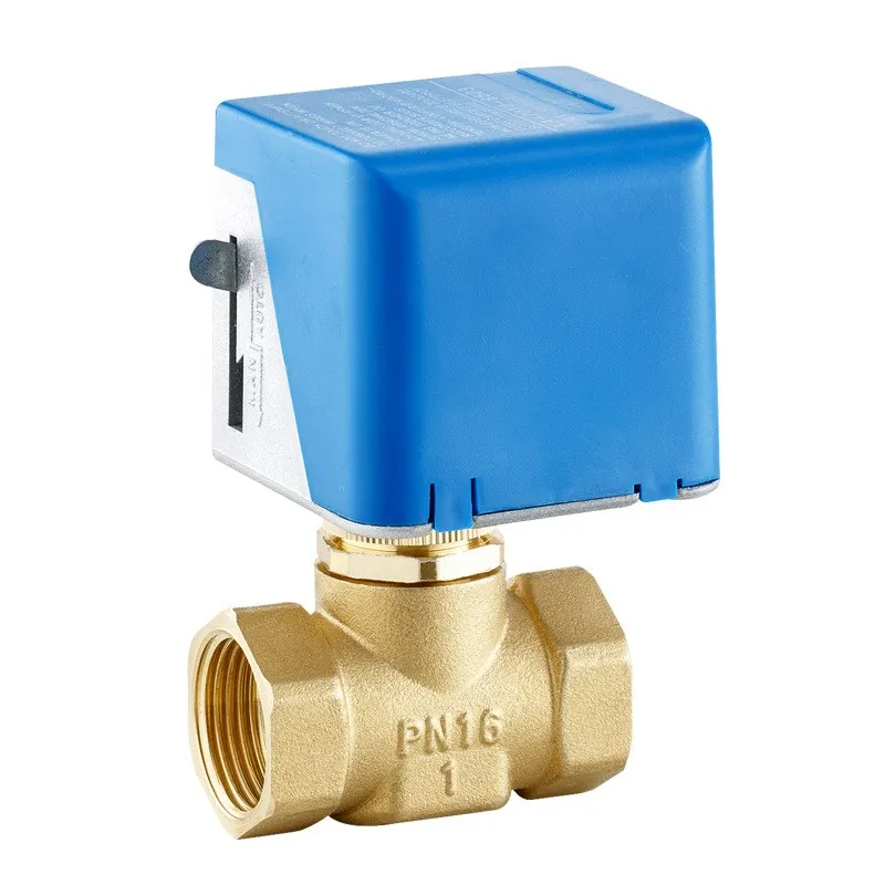 

DN15 DN20 DN25 Motorized Electric Brass Globe Valves 2 Wire AC 220V Two Way Stop Shut-off Valve