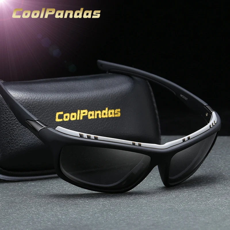 CoolPandas 2022 Fashion Polarized Sunglasses Men's Driving Shades Outdoor sport For Men Brand Design Oculos lunette soleil homme