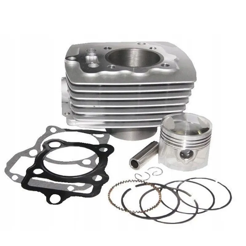 Srebrny motocykl cylindra przebudowany zestaw Big Bore 62mm do KEEWAY SUPERLIGHT 125 150cc