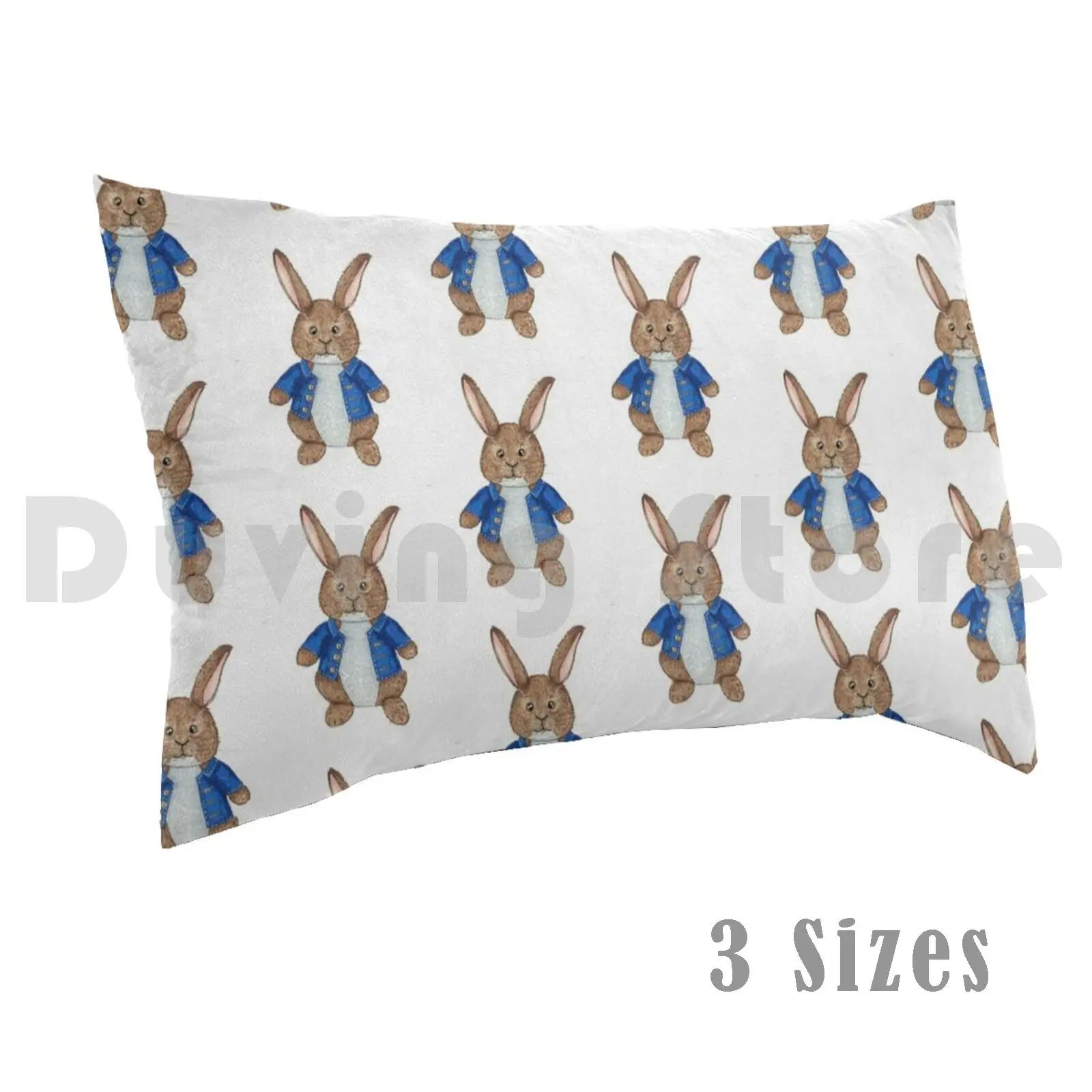 Bunny Rabbit PrintPillow case Bunny Rabbit Toy Cute Animal Small Bunny Rabbit Peter