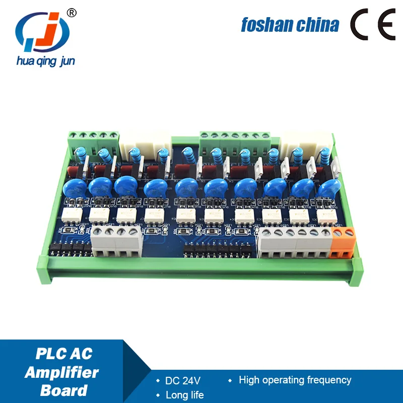 

Huaqingjun 10-Channel PLC AC Amplifier Board Output Power SCR Module for Woodworking Machinery