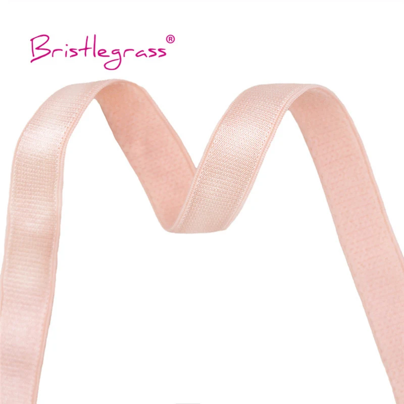 BRISTLEGRASS 2 5 10 Yard 3/8" 10 mm glänzender Nylon-BH-Träger, elastisches Spandex-Satinband, Schulterband, Unterwäsche, Dessous, Nähbesatz – Detail 13