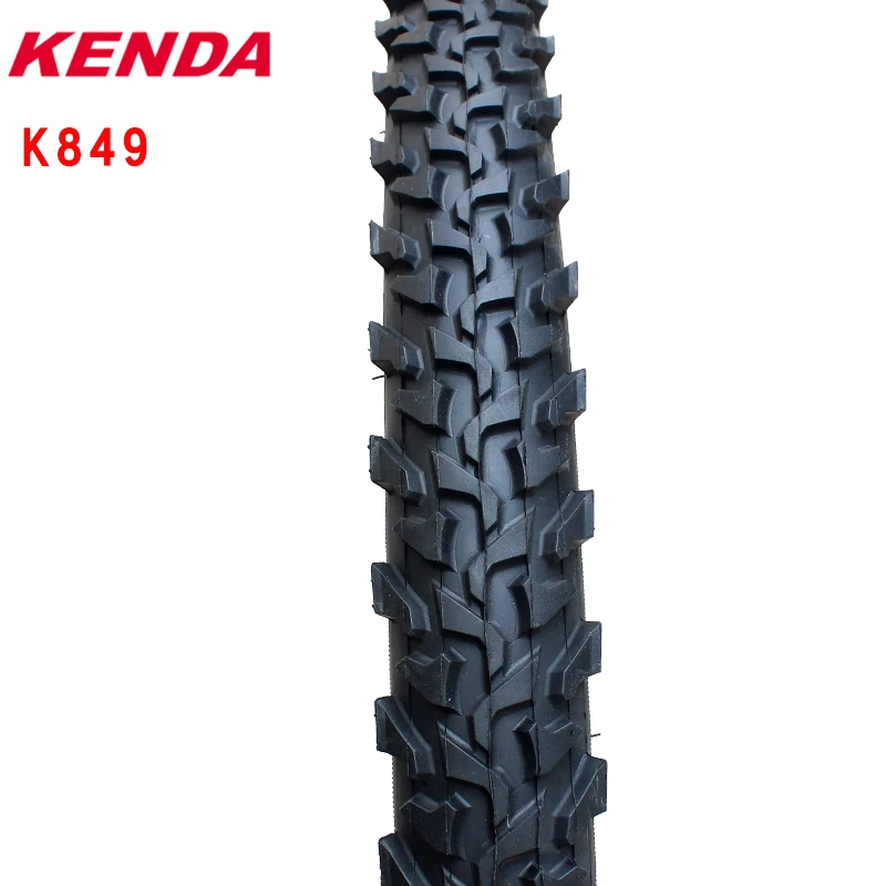 Kenda pneu de mountain bike k849, fio de aço 24 26 polegadas 24*1.95 26*1.95 2.1, pneu preto linha vermelha reforçada