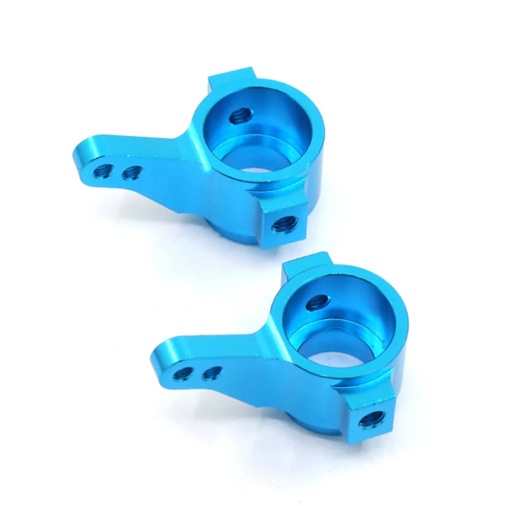 2PCS/Set Aluminum Alloy Steering Knuckle Arm Steering Cup, RC Car Upgrade Spare Parts for 1/10 Tamiya CC01 TA02 TA03
