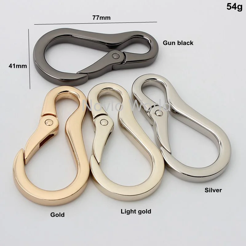 Nolvo World Metal Trigger Clips Hooks Swivel Snap Hooks Lobster Clasps Rotate Buckles Multi-Size Bag Belt Strap Buckle