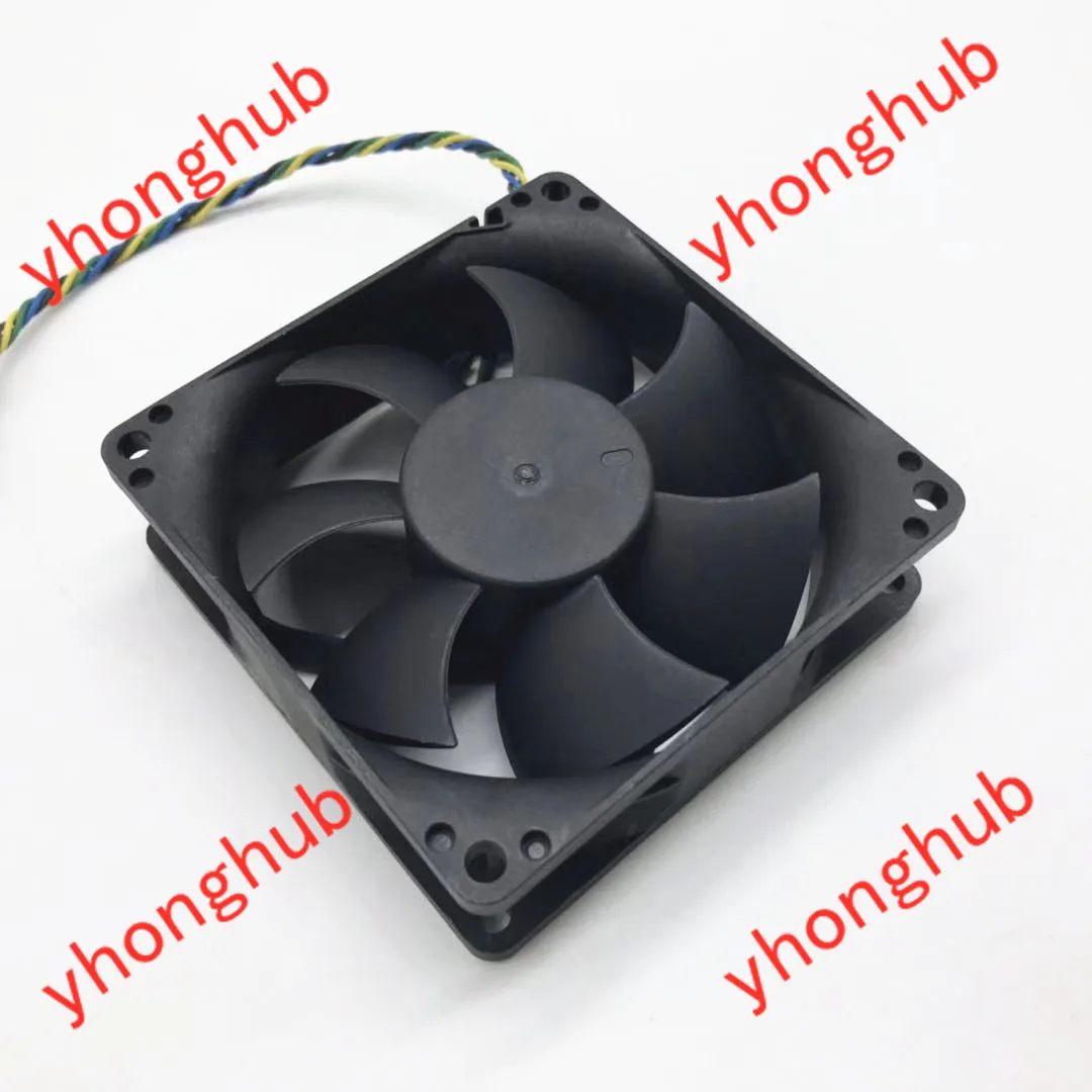 Forcecon DFB762512PN0T DC 12V 1.A 80x80x25mm 4-Wire Server Cooling Fan