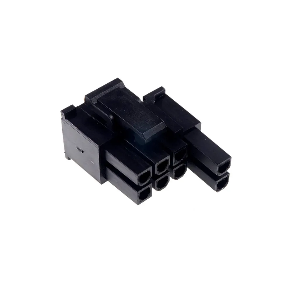 10 Sets PCIe PCI-E GPU 4.2 mm 5557 8 Pin (6+2) Receptacle Power Connector Housing Plastic Shell Rail+ Female Contact Pin Crimp