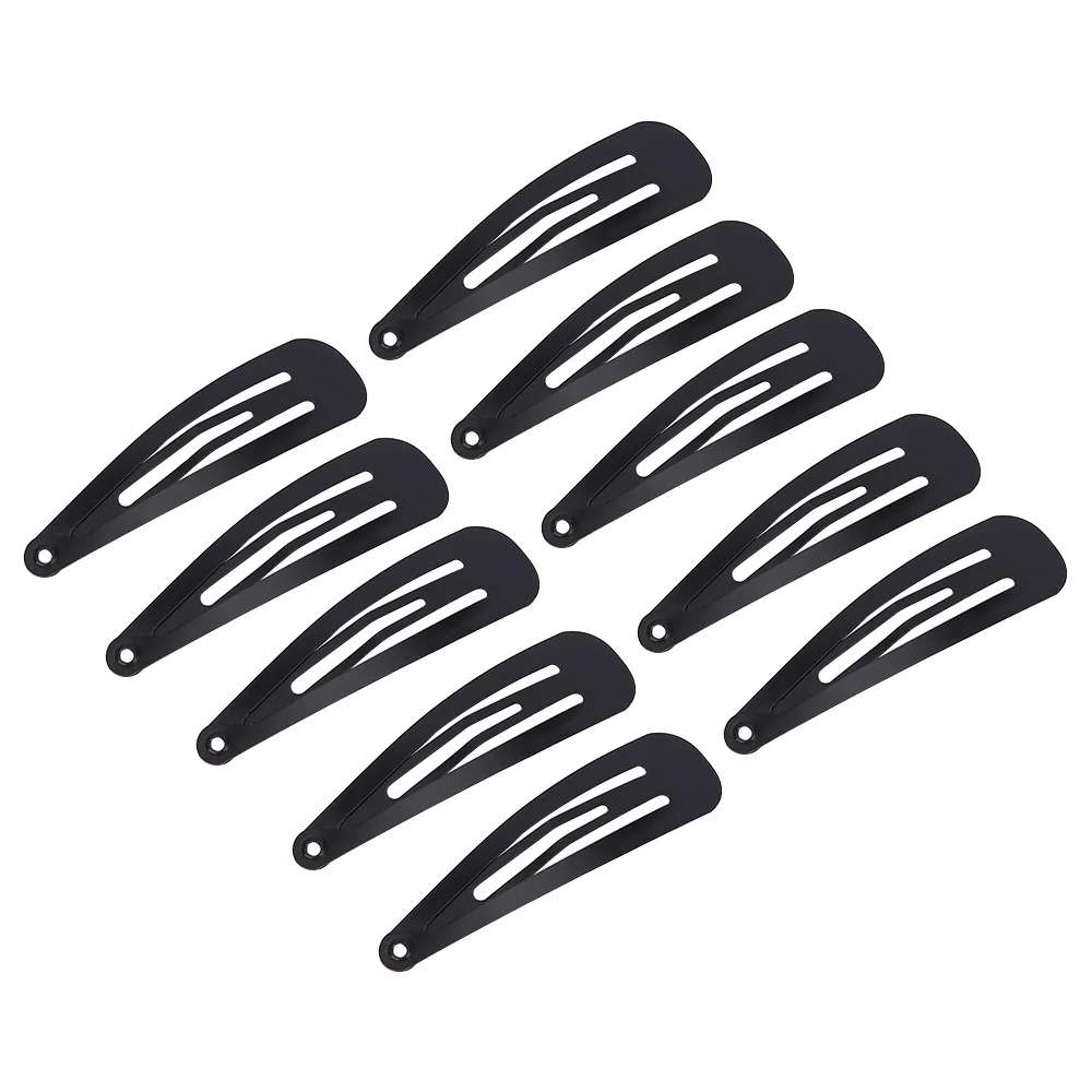 Black 10pcs/set Metal Hair Barrettes Hairpins BB Headbands hair clips for girls Womens Hairgrips Hair Styling Accessories