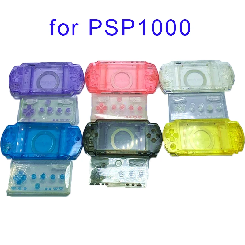 High Quality New Housing Case for Sony PSP 1000 PSP1000 Shell Console Front and Back Cover with Buttons and Stickers Case