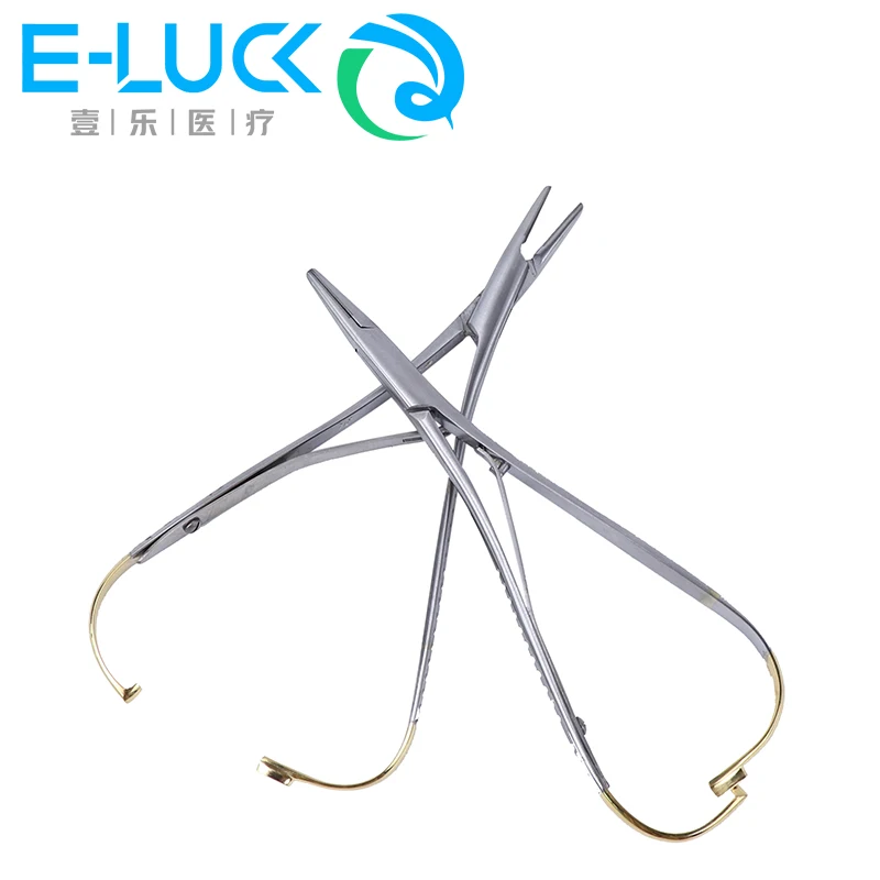 

1pcs Dental Needle Holder Pliers Standard 14cm Forceps Plier Surgical Orthodontic Tweezer Instrument Dentistry Product