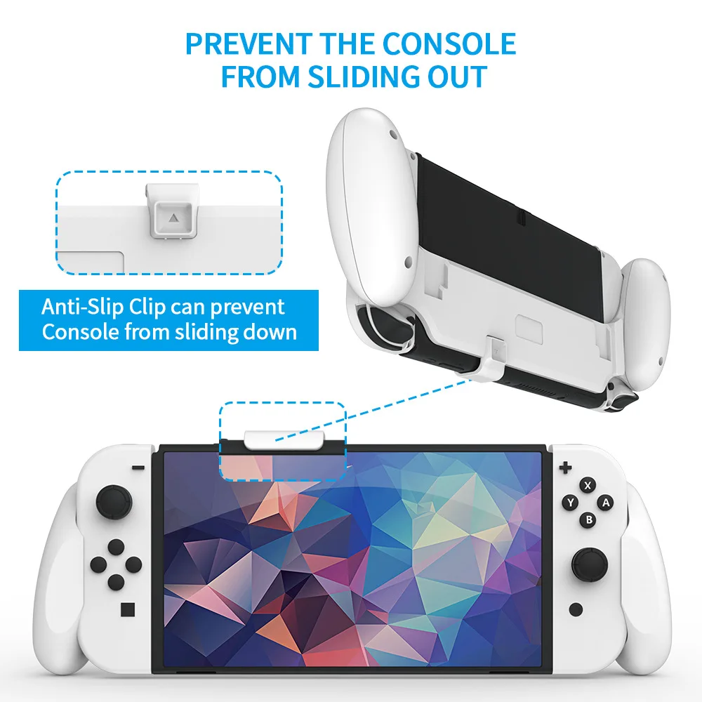 for Nintendo Switch OLED Case Handle Bracket Hand Grip Protective Cover Handheld Case Game Console Stand Support Accessories