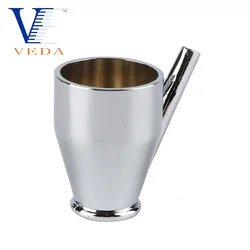 4pcs 22cc Metal Cup For Siphon Feed Airbrush Accessories Jar Mini Gun Machine Set Airbrush Jar For Tattoo Body Art
