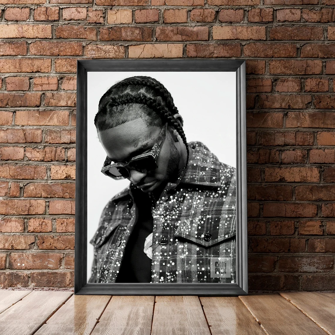 

Pop Smoke Music Album Canvas Poster Hip Hop Rapper Pop Music Star Home Wall Painting Decoration (No Frame)