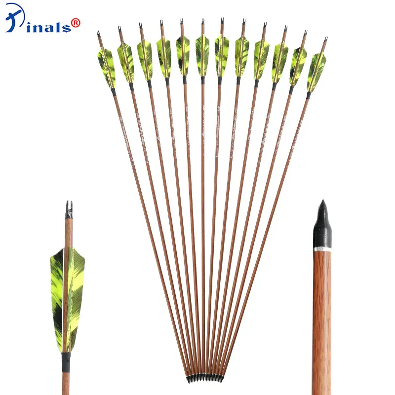 Imagem -04 - Setas de Carbono Spine400 500 600 Eixo Id6.2 mm 32 Polegada Turquia Feahter para Arco Recurvo Composto Longbow Caça Tiro com Arco 12 Peças