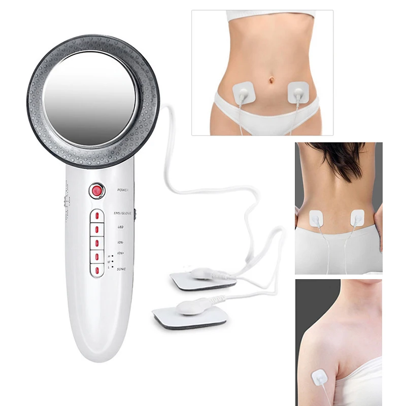 Body Slimming EMS Stimulate Ultrasonic Cellulite Remover Weight Loss Lipo Anti Cellulite Fat Burner Galvanic Infrared Massager