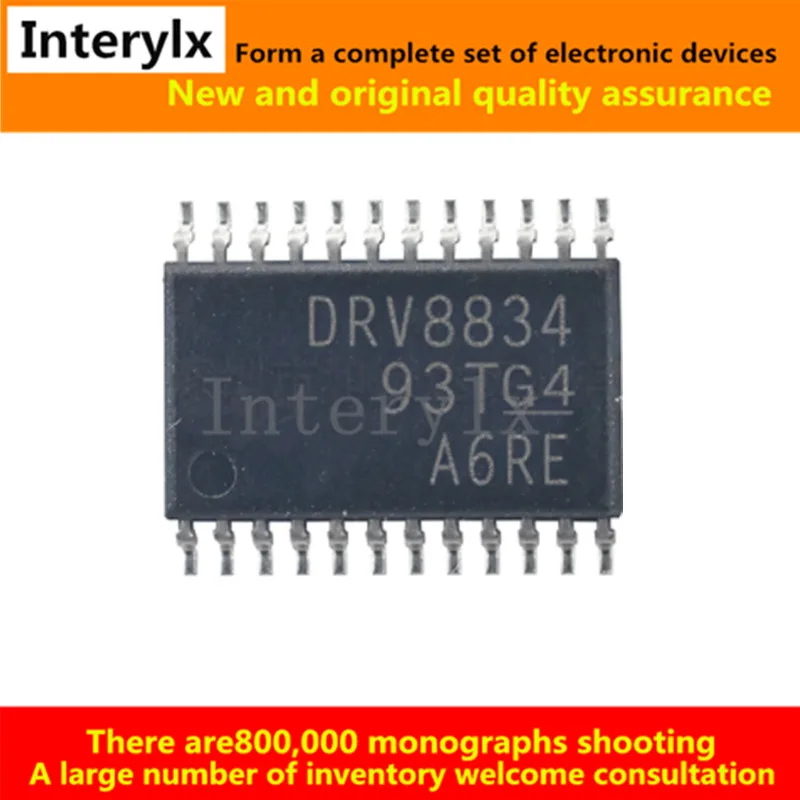 10Pcs/Lot DRV8834PWPR DRV8834PWP DRV8834PW DRV8834P DRV8834 IC MOTOR DRIVER BIPOLAR 24HTSSOP