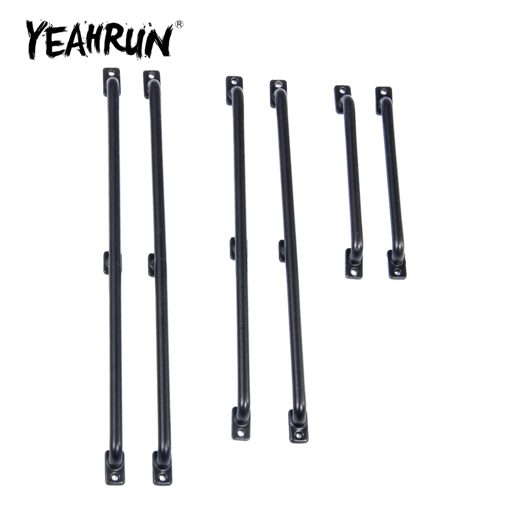 YEAHRUN 2PCS Metal Body Shell Handrail for Toyota LC70 TRX-4 SCX10 D90 1/10 RC Crawler