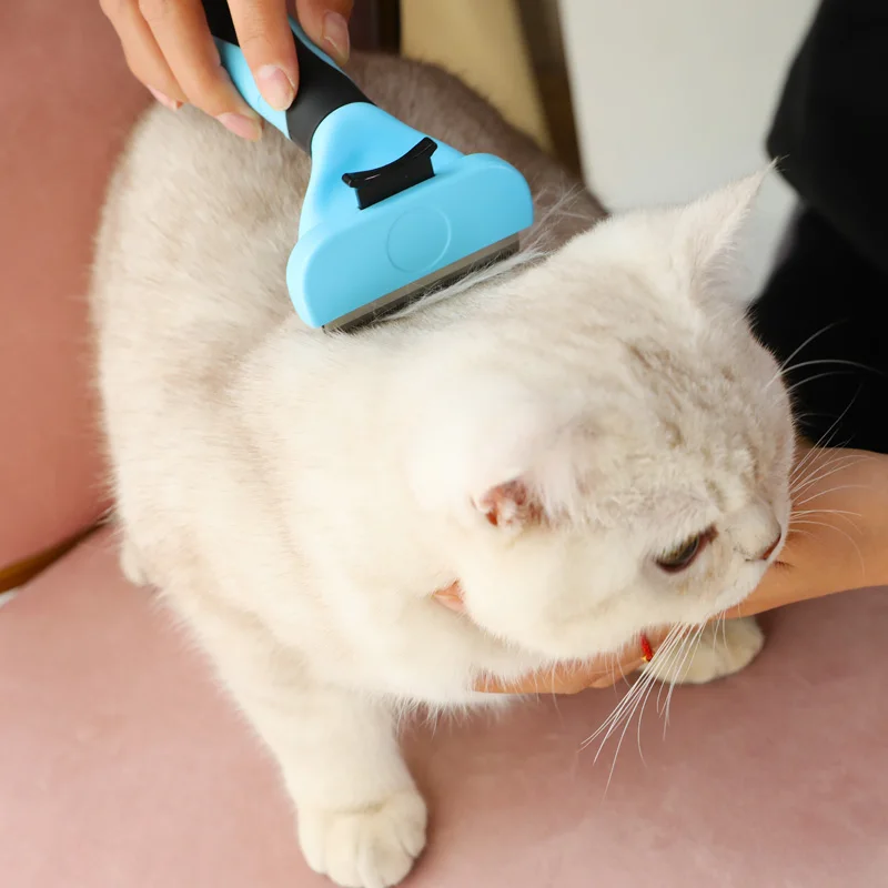 Pet Cat Dog Comb Brush Professional Hair Remover Cat Brush Pet Grooming Products Pet Trimmer Combs Supply Deworming Brush