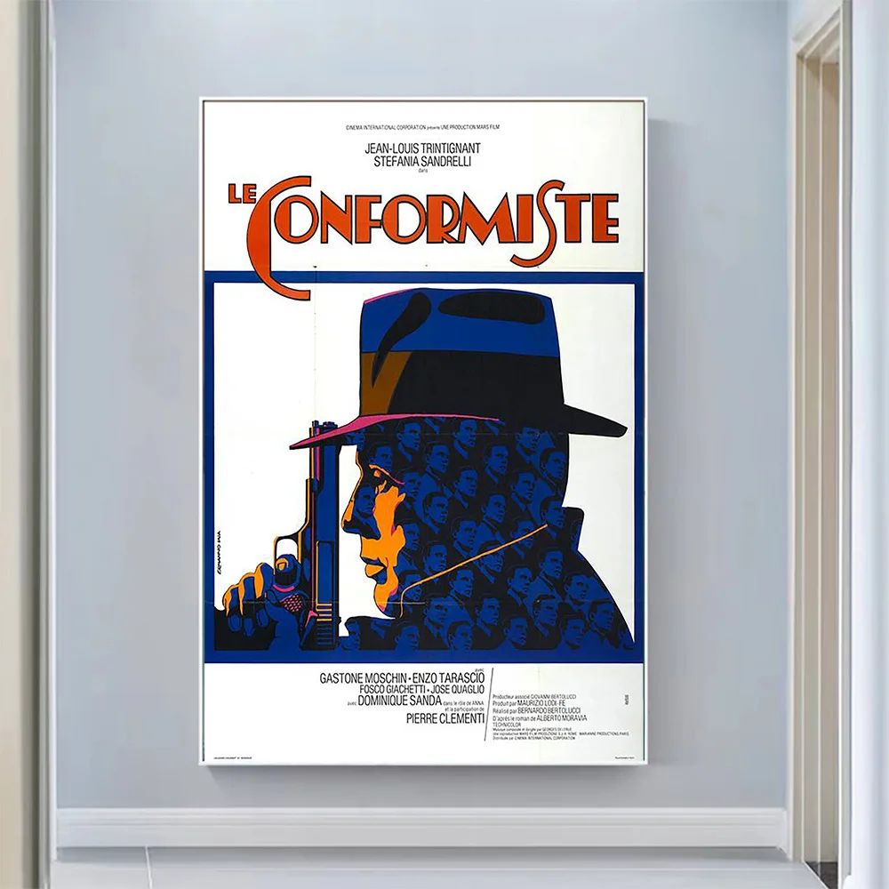 V0495 The Conformist (3) Vintage Classic Movie Wall Silk Cloth HD Poster Art Home Decoration Gift