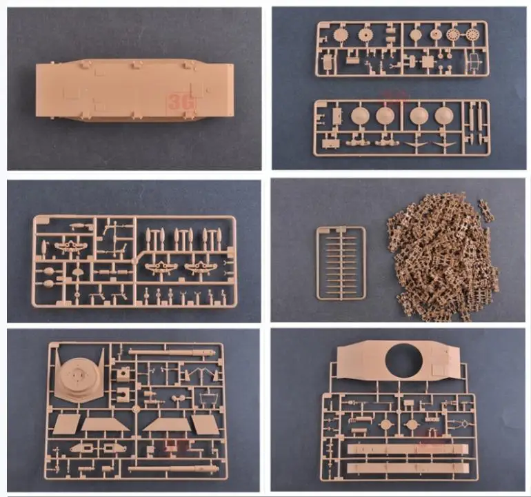 Trumpeter 63523 1/35 الألمانية Rhm-Borsig waffentrager أطقم منمذجة