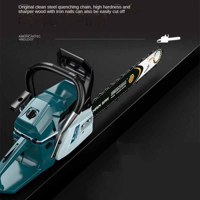 Imagem -03 - Alemão Gasolina Motosserra Serra de Alta Potência Motosserra Máquina de Corte Arboricultura Poupança de Combustível Doméstico 9900kw 78cc