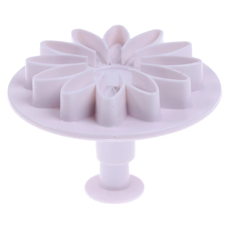 DIY Home Bow Knot Flower Plunger Cutter Molds For Fondant Cake Cookie Decorating Tool